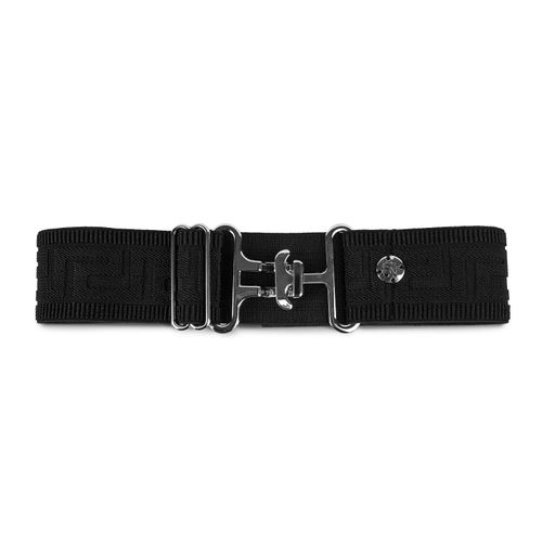 Ovation Women's Fits All Elastic Webbed Belt - Black Geo