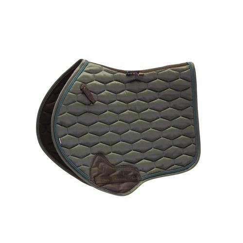 Shires ARMA Satin Jump Saddle Pad - Green