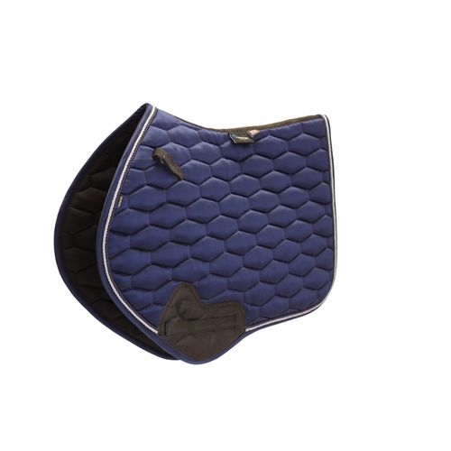 Shires ARMA Satin Jump Saddle Pad - Navy