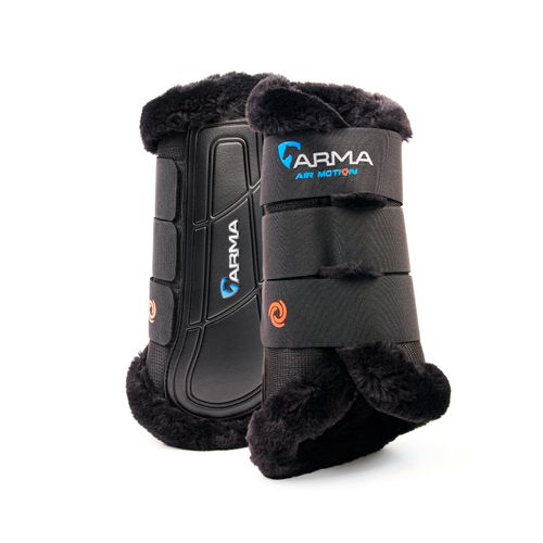 Shires ARMA Air Motion SupaFleece Brushing Boot - Black