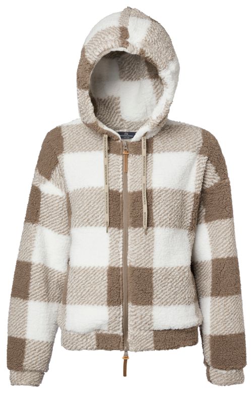 Mountain Horse Women's Chess Fuzzy Fleece - White/Beige