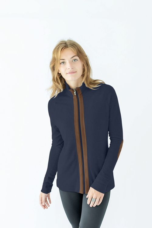 Chestnut Bay Women's Rider Lounge Cardigan - Dark Navy