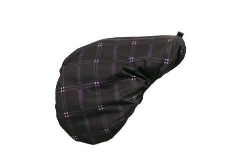 Chestnut Bay A/P Saddle Cover - Black Plaid