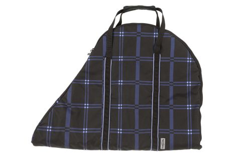 Chestnut Bay Clam Shell Saddle Bag - Bluenote Plaid