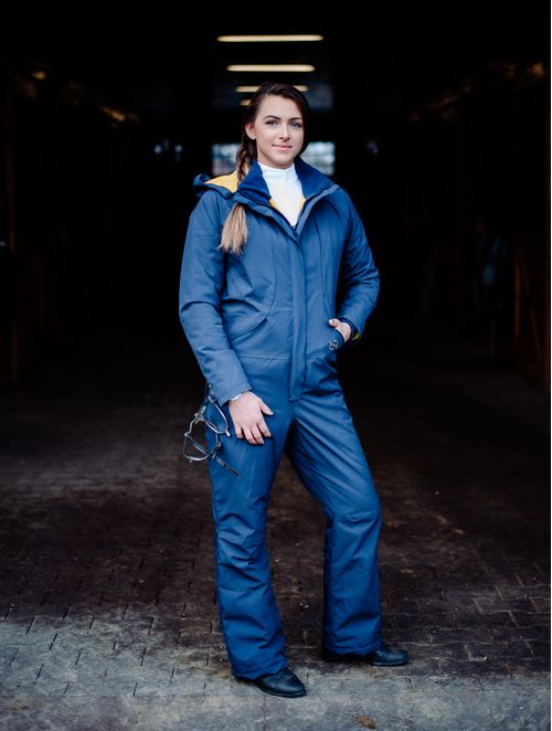 Redingote Women's Winter Insulated Jumpsuit 2.0 - Blue Nights