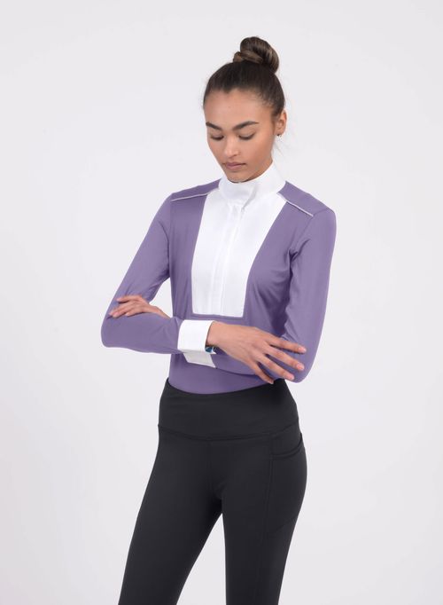 Chestnut Bay Women's SkyCool Liberty Long Sleeve Show Shirt - Lavender (2023)
