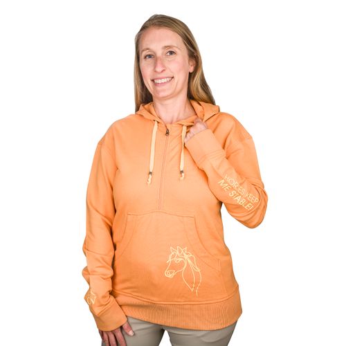 Ovation Women's French Terry Graphic Hoodie - Muted Safron