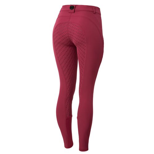 READY TO SHIP: Horze Women's Mila Full Seat Breeches - EU 40/US 28 - Anemone Dark Pink