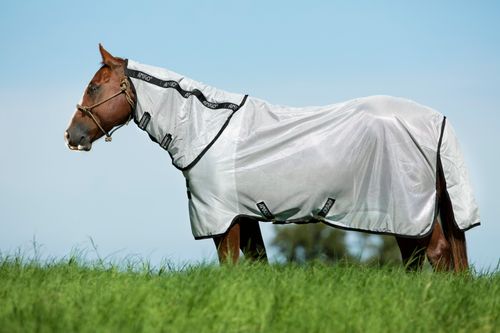 READY TO SHIP: Amigo Amigo Stock Horse Fly Sheet Package - 70 - Silver/Black