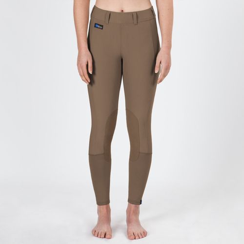 READY TO SHIP: Irideon Women's Cadence Knee Patch Tights - X Small - Sandstone