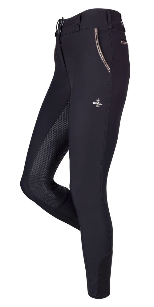 READY TO SHIP: Fair Play Women's Inesa Full Seat Breeches - EU 36/US 24 - Black