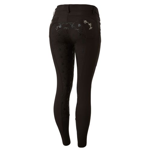 READY TO SHIP: Horze Women's Kaitlin Full Seat Breeches - EU 34/US 22 - After Dark Brown