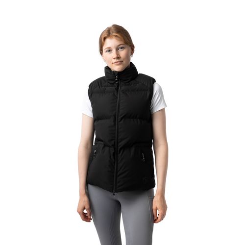 Horze Women's Oona Puffer Riding Vest - Caviar