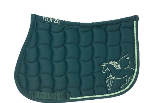 Horze Pegasus Pony Saddle Pad - Dark Sea Green