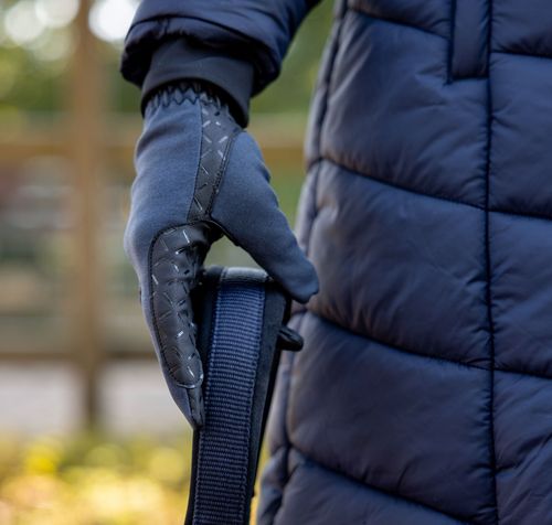 Horze Women's Kara Insulated Riding Gloves - Polar Blue