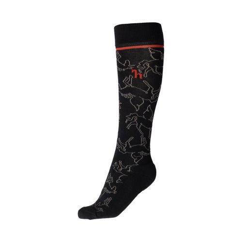 Horze Kids' Pegasus Winter Rider Socks - Caviar