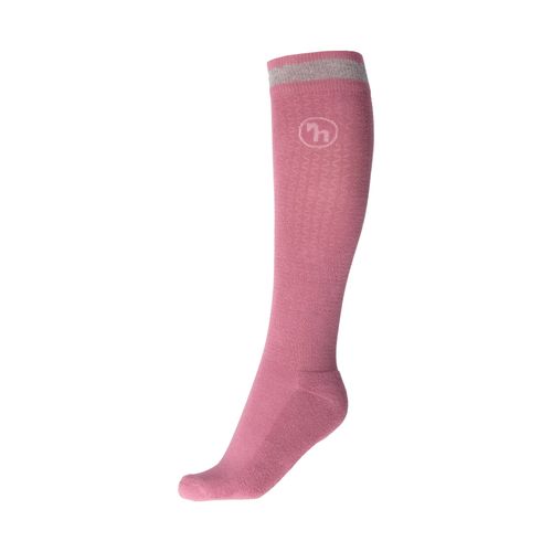 Horze Senna Bamboo Riding Socks - Heather Rose