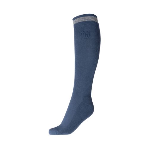 Horze Senna Bamboo Riding Socks - Vintage Indigo