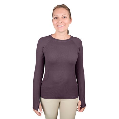 Romfh Women's Seamless Long Sleeve Top - Pluot