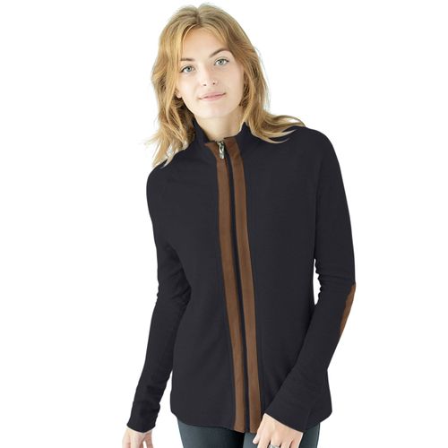 READY TO SHIP: Chestnut Bay Women's Rider Lounge Cardigan - X Small - Almost Black