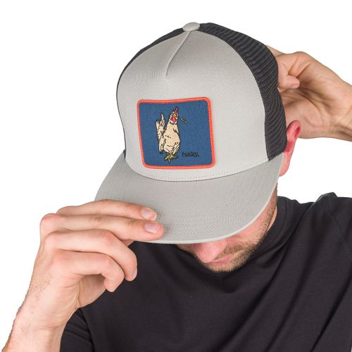 Centaur Ranch Farm Snapback Hat - Grey Funky