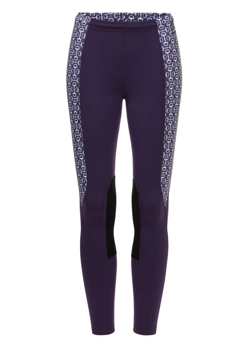 Kerrits Kids' Knee Patch Performance Tights - Grapevine/Bit Of Color