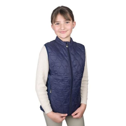 Ovation Kids' Quilt Hybrid Puffer Vest - Navy Navy