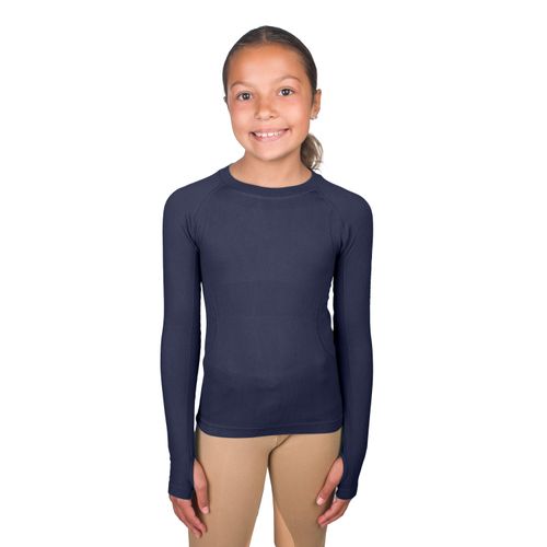 Romfh Kids' Seamless Long Sleeve Top - Navy