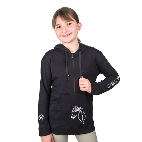 Ovation Kids' French Terry Graphic Hoodie - Black