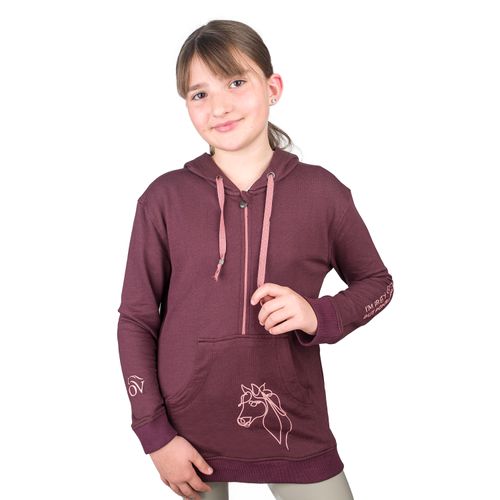 Ovation Kids' French Terry Graphic Hoodie - Deepest Plum