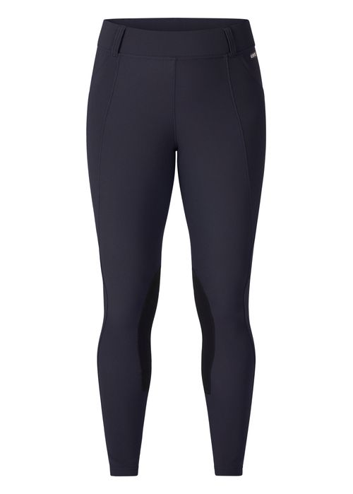 Kerrits Women's Microcord Knee Patch Pocket Tights - Abyss
