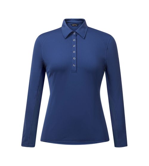 Kerrits Women's In A Snap Long Sleeve Clinic Shirt - Lapis