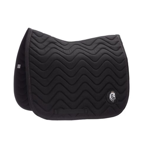Equinavia Glam Dressage Saddle Pad - Black/Silver