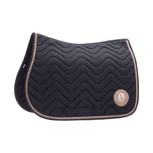 Equinavia Glam All Purpose Saddle Pad - Navy/Gold