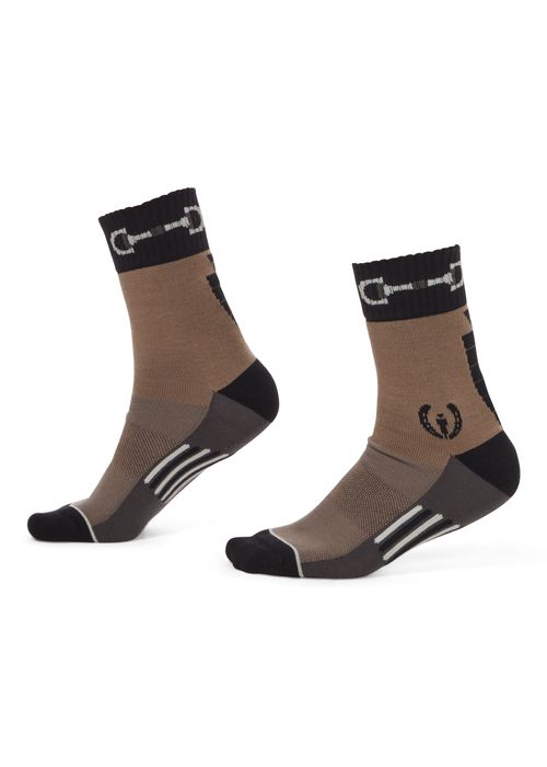Kerrits Women's Band Of Bits Paddock Socks - Antler