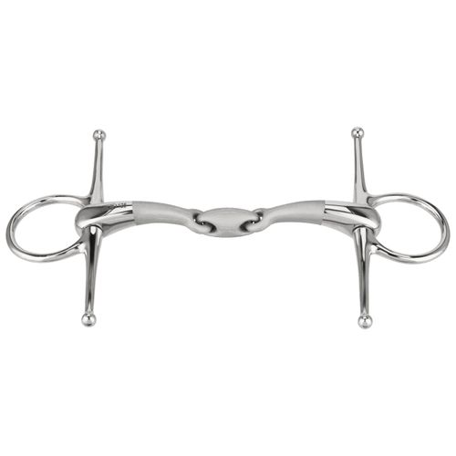 Herm Sprenger Satinox 14mm Stainless Steel Double Joint Full Cheek