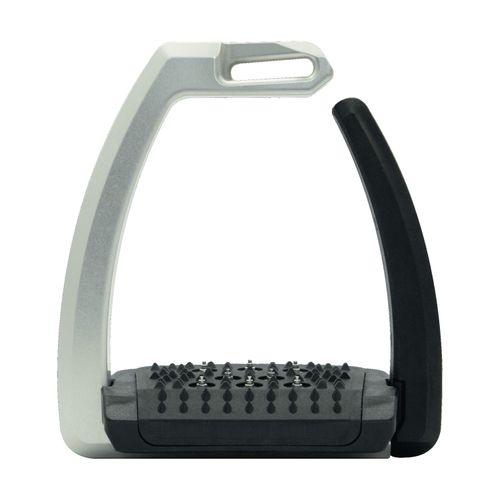 Herm Sprenger Aero Aluminum Stirrups w/Spikes - Silver