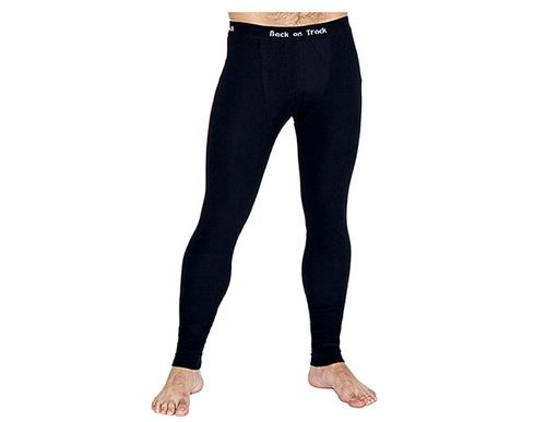 Back on Track Men's Long Johns Polypropylene - Black