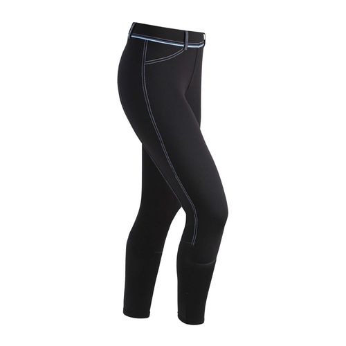 READY TO SHIP: Irideon Women's Zanzibar Tights - Medium - Black/Cornflower