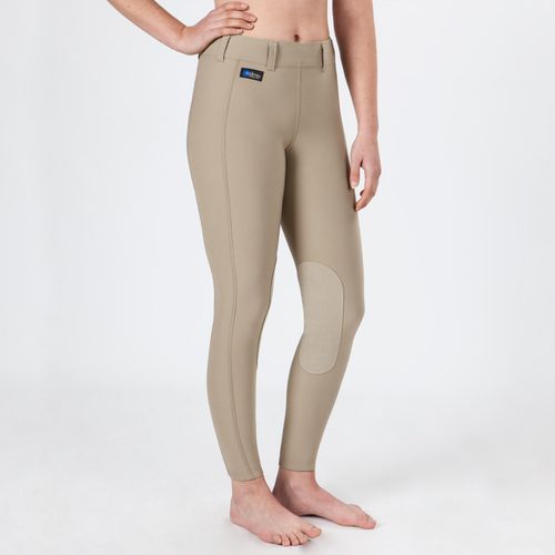 READY TO SHIP: Irideon Women's Low Rise Issential Tights - Small - Classic Tan