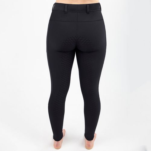 READY TO SHIP: Irideon Women's Thermasoft Full Seat Breeches - Small - Black