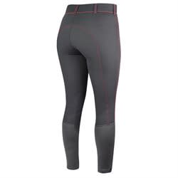 READY TO SHIP: Irideon Women's Zanzibar Knee Patch Breeches - 28 - Graphite/Coral