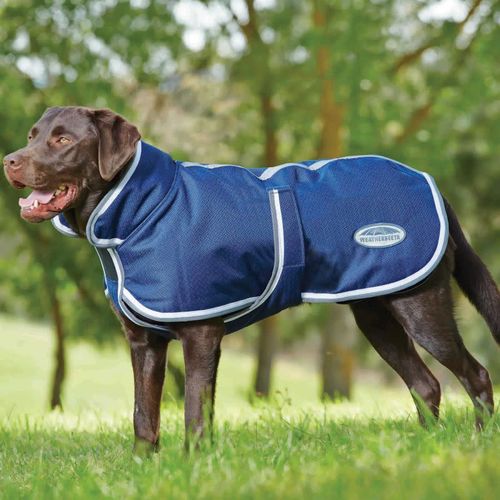BARGAIN: Weatherbeeta Comfitec Parka 1200D Deluxe Dog Coat - 30 - Navy/Grey/White