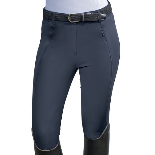 OVERSTOCK: Ovation Women's Altitude Kool-X Knee Patch Breeches - 28 - Indigo