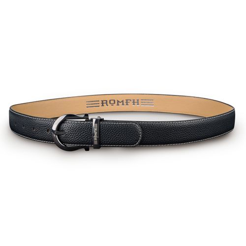 Romfh Women's Horse Shoe Buckle Belt - Black