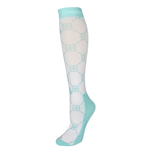 Romfh Women's Boot Sock - White Oasis Sky Little Bits