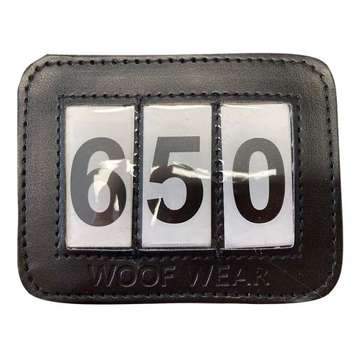 Woof Wear Bridle Number Holder - Black