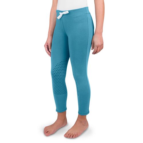 Equistar Kids' Rider Tights - Teal Blue