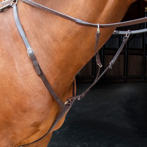 OVERSTOCK: Shires Velociti Rapida Breastplate - Horse - Havana