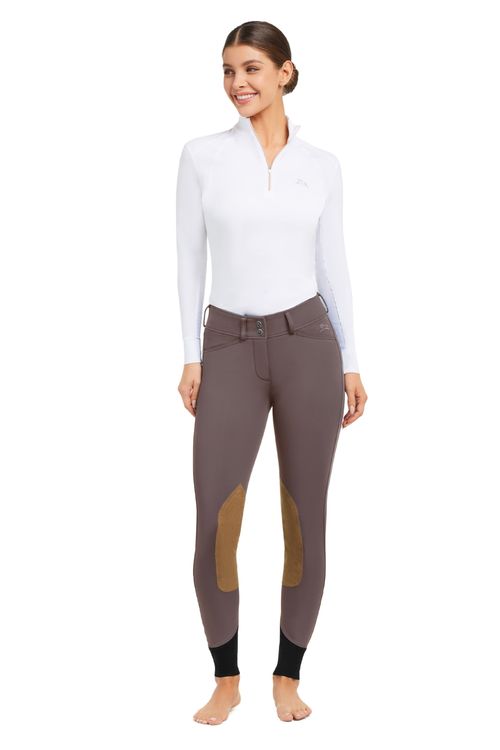 RJ Classics Women's Gracie Knee Patch Breeches - Peppercorn